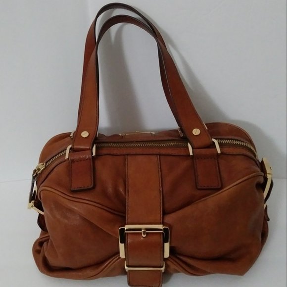 Michael Michael Kors  Brown Leather Purse Satchel Bag RARE - Picture 16 of 16